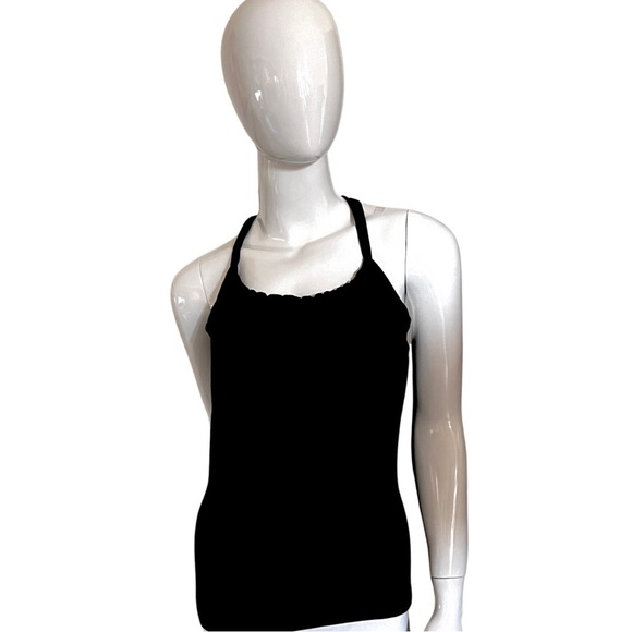 PrAna Quinn Chakara Yoga Tank Top Black, Small - Picture 1 of 4